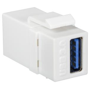 LogiLink Keystone Modular Verbinder USB 3.0, schwarz NK0015B (4052792043785)