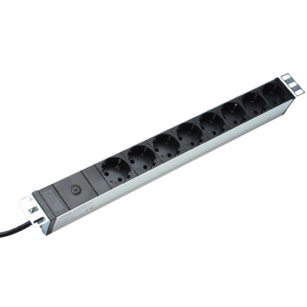 Digitus Dn-95410 8-fach Steckdosenleiste Für Serverschrank 2,0 M Weiß (4016032352778)