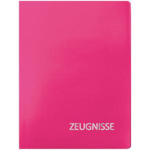 Zeugnismappe Basic, aus PP, DIN A4, magenta ROTH 88570 (4028279885704)