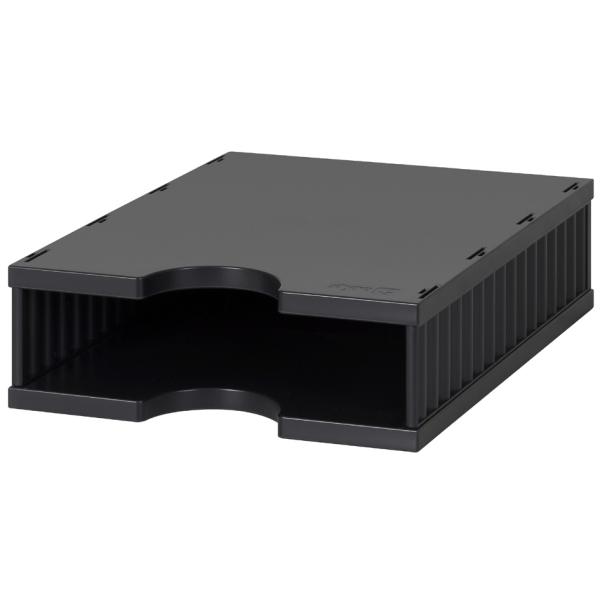 Aufbaueinheit doc uno, 2 Fächer, schwarz/ schwarz styro 268-1102.99 (7612176084307)