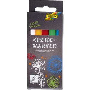Kreidemarker 'Neon Lights', 5er Set folia 390529 (4001868110319)