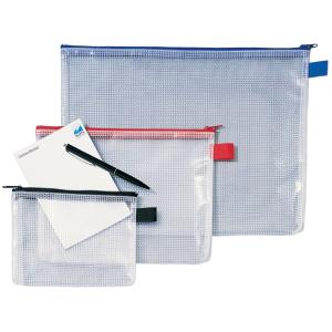 Reißverschlusstasche Mesh Bags, DIN A4, PVC, schwarz Rexel 1300260 (4013702023600)