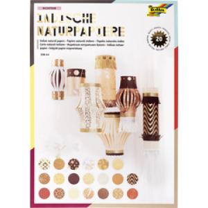 Naturpapierblock 'RAJASTHAN', DIN A4, 20 Blatt folia 550404 (4001868090765)