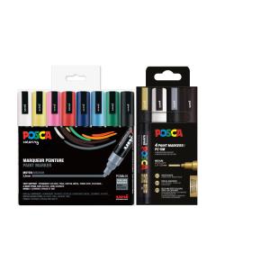 Pigmentmarker PC5M, 8er Etui, pastellfarben POSCA PC5M/8APFASS25 (3701614901222)