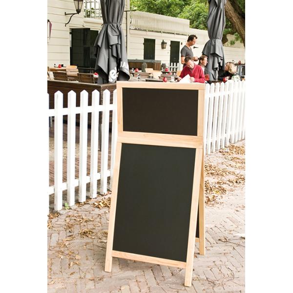 Kundenstopper DELUXE Top Board, buche Securit SDT-B-120 (8717624241161)