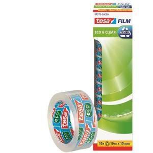 Film Eco & Clear, transparent, 15 mm x 10 m tesa 57070-00000-01 (4042448164957)