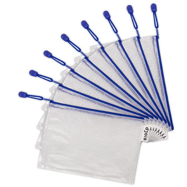 by tarifold Reißverschlusstasche ZIPPER, DIN A5, blau djois 002769 (3377990027698)