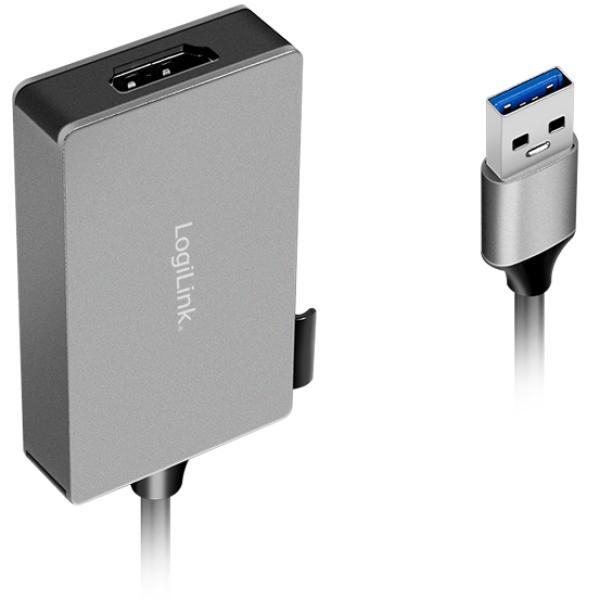 USB 3.0 - HDMI Video Adapter, grau LogiLink UA0233A (4052792075083)