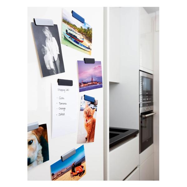 Zettelhalter DURAFIX CLIP 60x17 mm silber sk 5er Pack DURABLE 470523 (4005546991986)