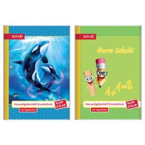Hausaufgabenheft Klipp & Klar 'Hurra Schule' ROTH 89489 (4028279695037)
