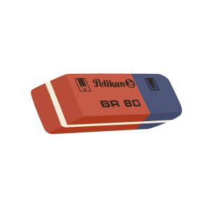 Radierer BR80, 41 mmx14 mmx8 mm PELIKAN 300008011 (4012700619570)