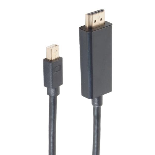 BASIC-S Mini DisplayPort - HDMI 1.4 Kabel, 2, 0 m shiverpeaks BS10-72035 (4017538100443)