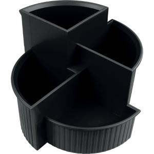 Multiköcher 'the hub line', 4 Fächer, schwarz helit H6390695 (4012086043105)