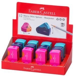 FABER-CASTELL Einfachspitzdose SLEEVE MINI, sortiert Faber-Castell 182714 (6933256640543)