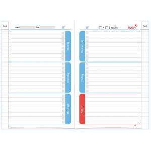 Roth Hausaufgabenheft Pferd Für Clevere Faule Liniert A5 Ohne Rand, 104 Blatt 89510 (4028279905433)