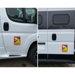 Toter-Winkel-Aufkleber 'Angles Morts', 3-teilig IWH 097610 (4045914976108)