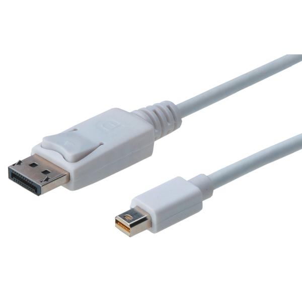 DisplayPort - Mini DisplayPort Anschlusskabel, 2, 0 m DIGITUS AK-340102-020-W (4016032289333)