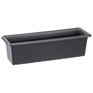 Blumenkasten BOTANICA, Breite: 800 mm, schwarz orthex 2925790 (7332462054424)