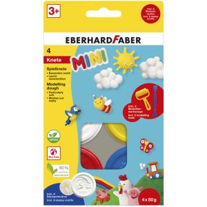 Spielknete-Set Mini Kids, Sonderfarben EBERHARD FABER 572516 (4087205725163)