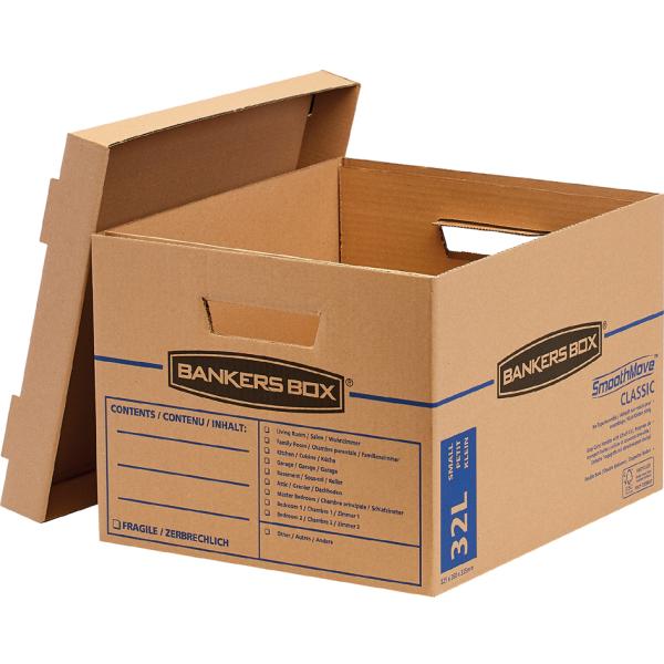 BANKERS BOX Umzugskarton SmoothMove Classic, 32 l Fellowes 6203701 (0043859788972)