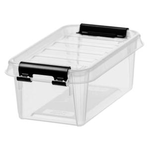 Aufbewahrungsbox CLASSIC 0, 3 L, Clips: schwarz smartstore 3452070 (7332462083714)