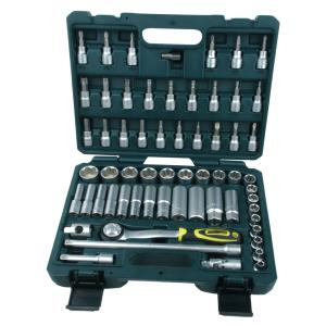 BRÜDER MANNESMANN Steckschlüsselsatz 3/ 8' (10 mm), 61-teilig M2045-SL (4003315650270)