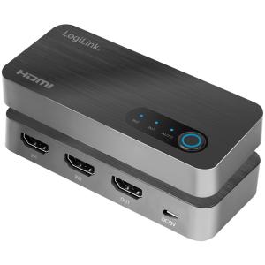 8K/ 60 Hz HDMI-Switch, 2 x 1-fach, schwarz LogiLink HD0058 (4052792067507)