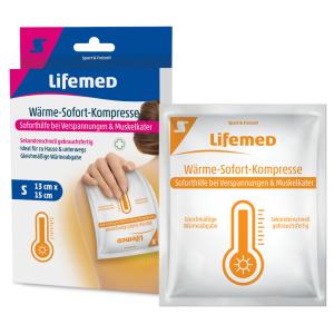 Wärme-Sofort-Kompresse, 150 x 130 mm, weiß Lifemed 99229 (4251594201434)