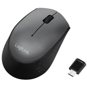 Funk Maus USB-C, kabellos, schwarz LogiLink ID0160 (4052792045697)