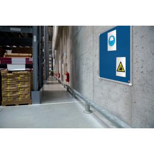 Filztafel Premium Plus, (B)900 x (H)600, blau nobo 1915188 (5028252608602)