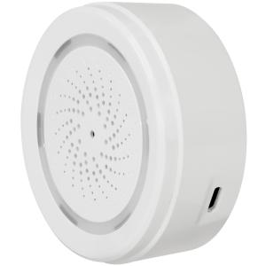 Wi-Fi Smart Alarmsirene, 90 dB, weiß LogiLink SH0110 (4052792066838)