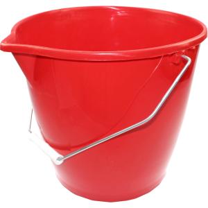 Putzeimer mit Stahlbügel, 12 Liter, rot Peggy Perfect 7572 (4006938075727)