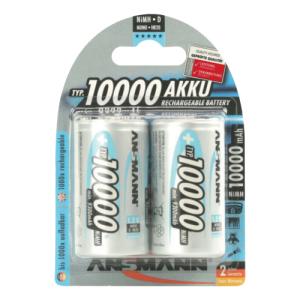maxE NiMH Akku, Mono D, 2er Blister, 10.000 mAh ANSMANN 5030642 (4013674030644)