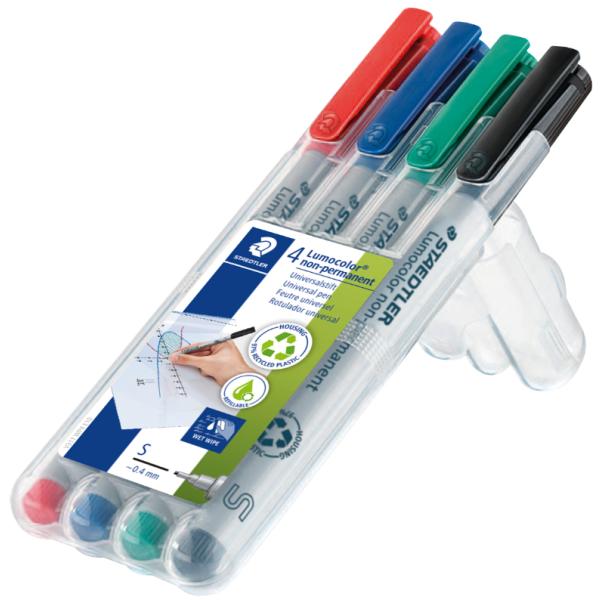 Lumocolor NonPermanent-Marker 311S, 4er Etui STAEDTLER 311 WP4 (4007817307748)