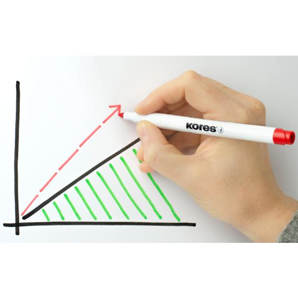 Non-Permanent Marker 'K MARKER W1', 10er Etui Kores M22841 (9023800228413)