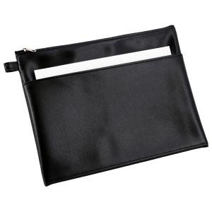Banktasche/ Utensilientasche mit Vortasche, schwarz Alassio 42230 (4021068422302)