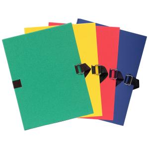 Dokumentenmappe, DIN A4, Karton, dunkelblau EXACOMPTA 223229E (3157407003657)