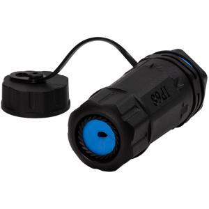LogiLink Industrie Schraub-Kupplung Kat.6A, mit Kabelmuffe NP0084 (4052792060676)