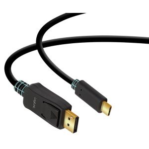 USB-C - DisplayPort Anschlusskabel, 1, 8 m, schwarz LogiLink UA0335 (4052792050400)