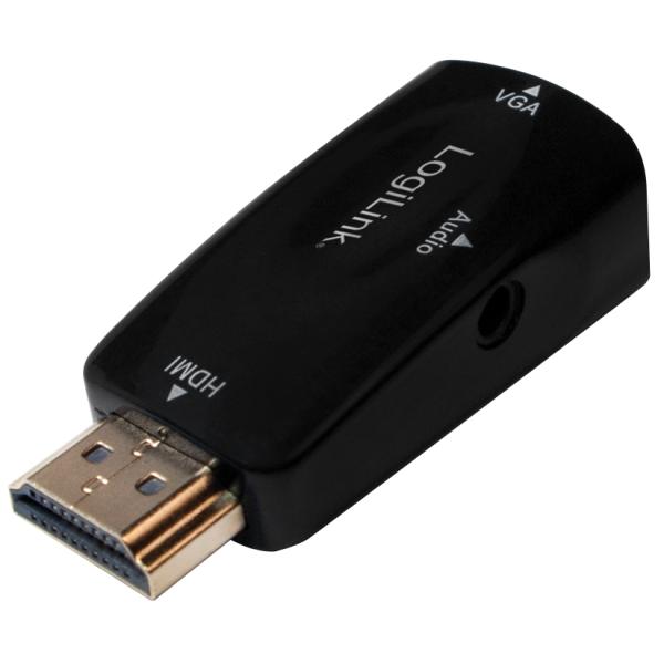 HDMI - VGA Grafikadapter, schwarz LogiLink CV0107 (4052792045048)