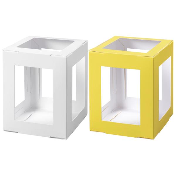 Laternen-Zuschnitt, 135 x 135 x 180 mm, pink folia 90823 (4001868128833)