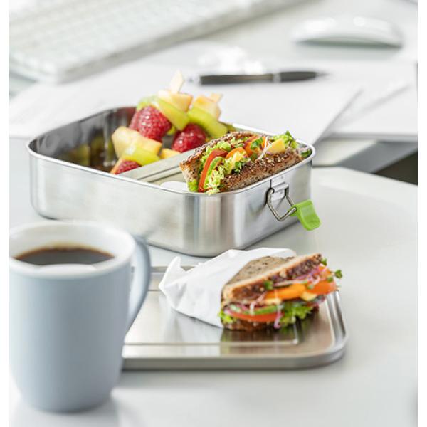 Lunchbox LUNCHBUDDY XL, aus Edelstahl, 1, 4 Liter APS 66902 (4004133669024)