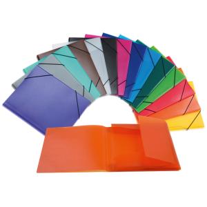 Eckspannermappe, PP, DIN A3, pink-transluzent HERMA 19517 (4008705195171)