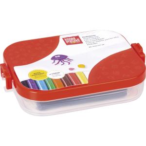Kinderknete-Schulbox, 14-teilig, 340 g KNORR prandell 21-21 511 26 (4011643973992)