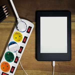 Steckdosenleiste, 5-fach mit 6 Schaltern, mehrfarbig LogiLink LPS258 (4052792060652)