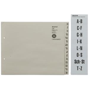 Tauenpapier-Register, A-Z, für 8 Ordner, grau LEITZ 1308-00-85 (4002432328505)