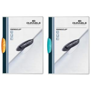 Klemmhefter SWINGCLIP, DIN A4, Clip mittelblau DURABLE 2260-14 (4005546208817)