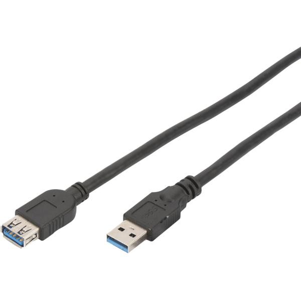 USB 3.0 Verlängerungskabel, 3, 0 m DIGITUS AK-300203-030-S (4016032283362)