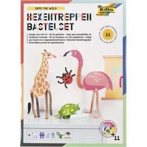 Bastel-Set Hexentreppen 'Tiere' folia 21901 (4001868109191)