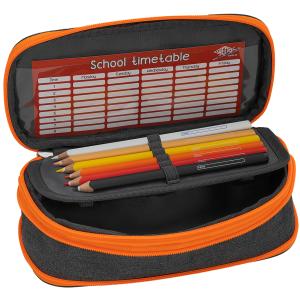 Wedo Schlampermäppchen Neon Stretch Neonorange/grau 24244066 (4003801866024)